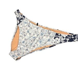 J Crew Blue and White Floral Bikini Bottom 3X NWT